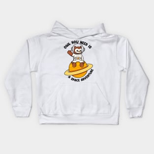 Owl you need is a space adventure Kids Hoodie